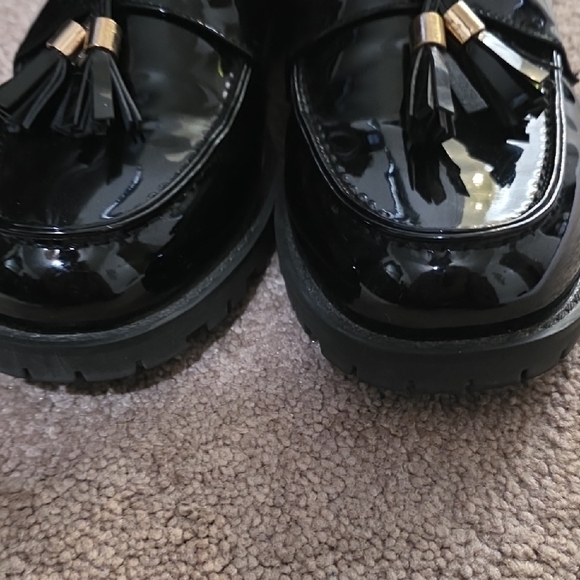 Black Patent Leather Loafers - Picture 4 of 5